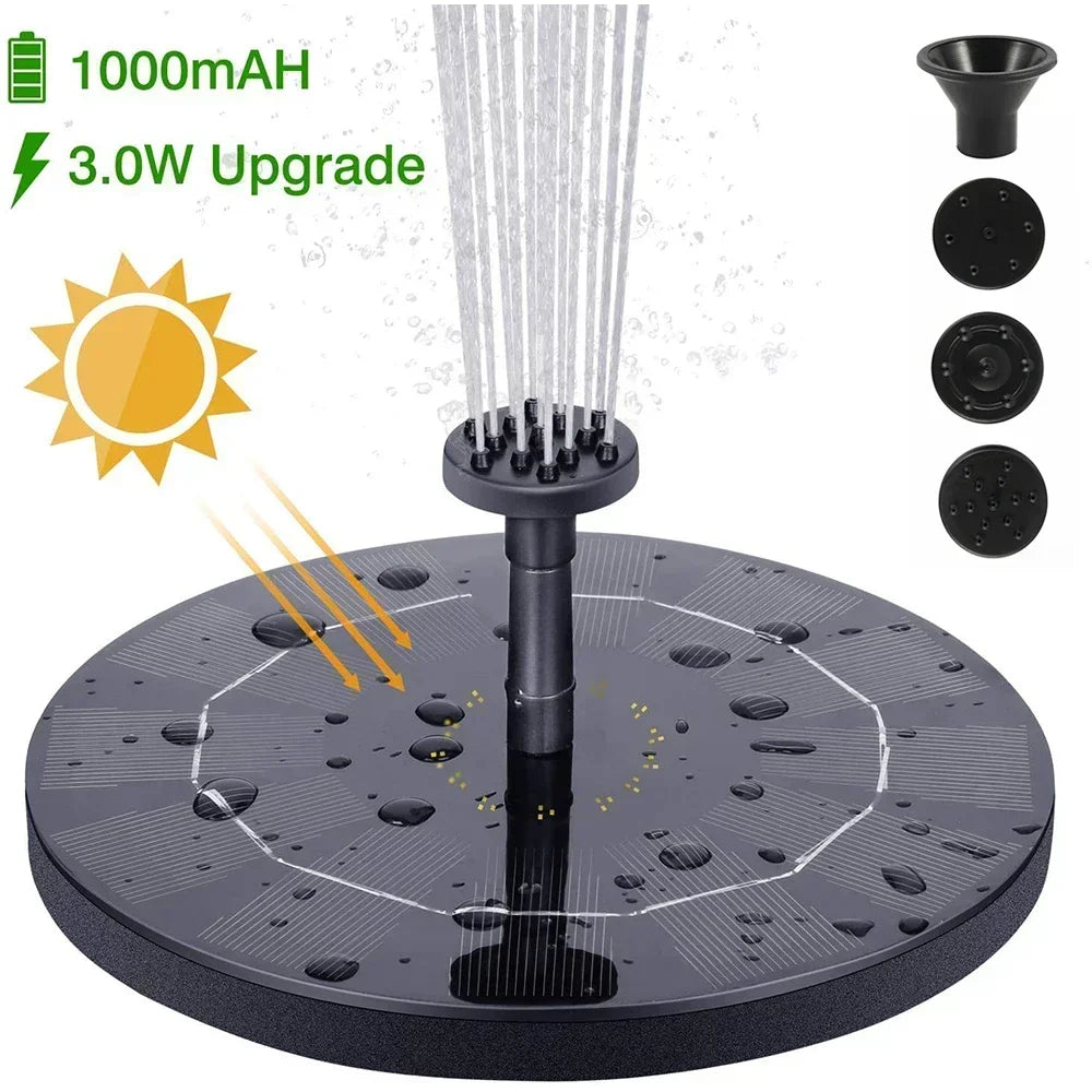 Solar Floating Fountain for Garden & Bird Bath ⛲☀️