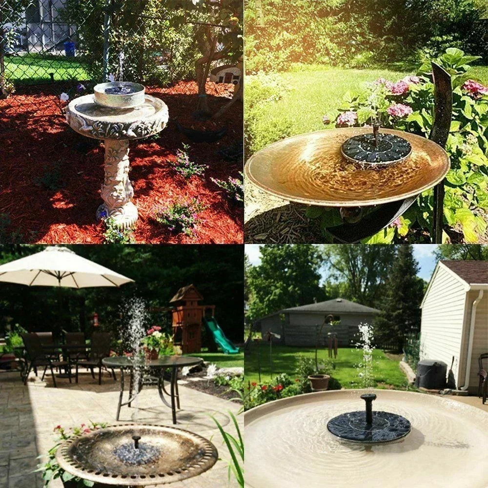 Solar Floating Fountain for Garden & Bird Bath ⛲☀️