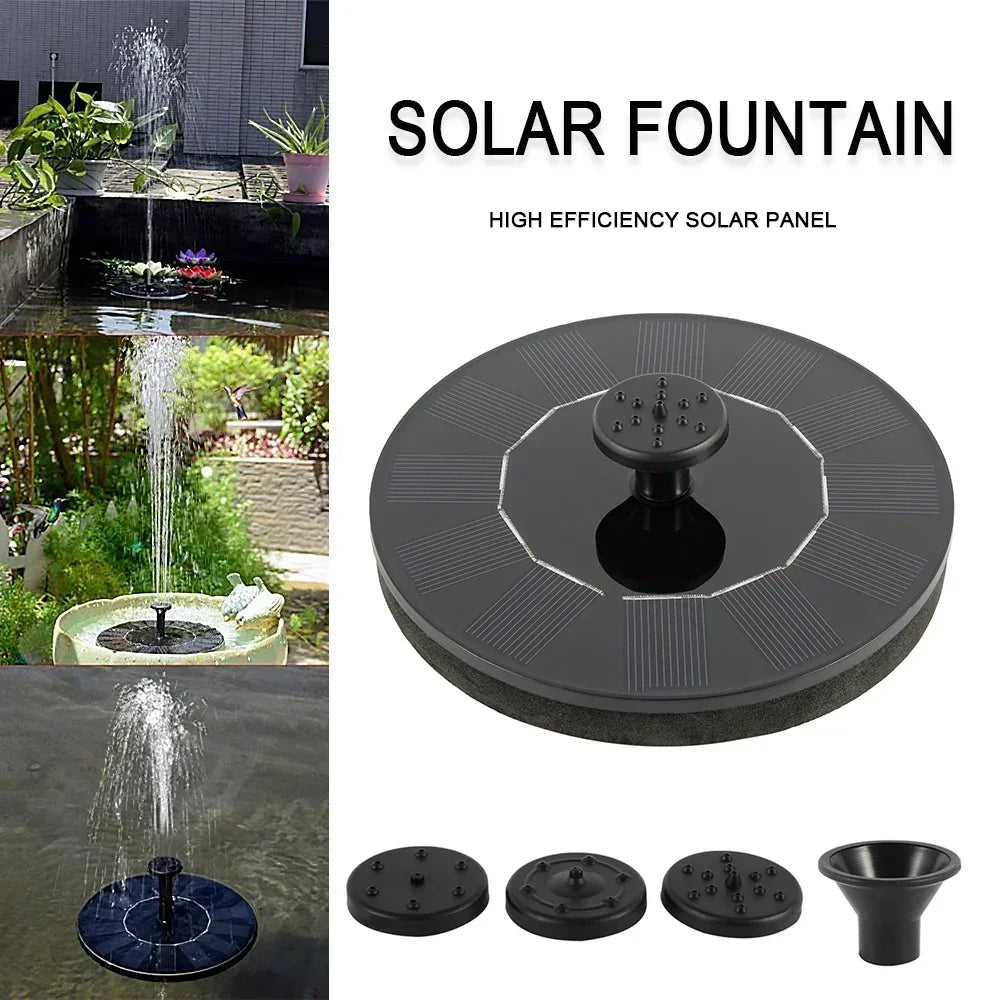 Solar Floating Fountain for Garden & Bird Bath ⛲☀️